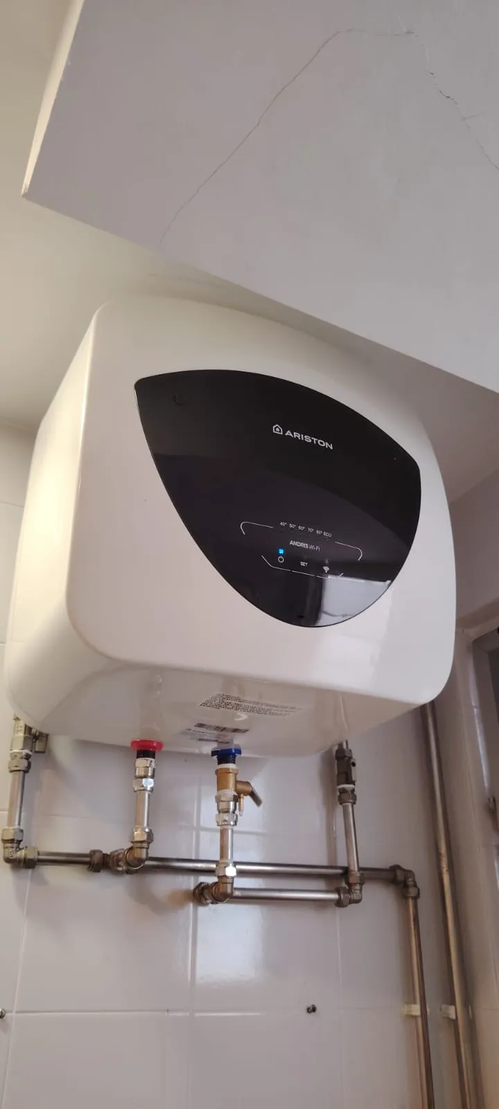 Storage Heater Fix installation in Jurong West, Singapore
